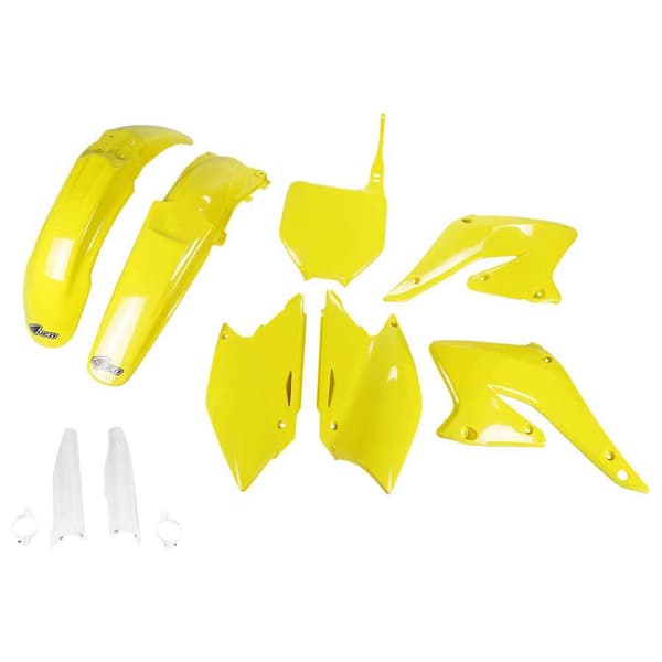 Ufo Plastkit Suzuki Rmz 250 2004-2006 Sukit403f-102 Fork Protectors &