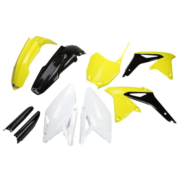 Ufo Plastkit Suzuki Rmz 450 2008-2017 Sukit414f-999 Fork Protectors &