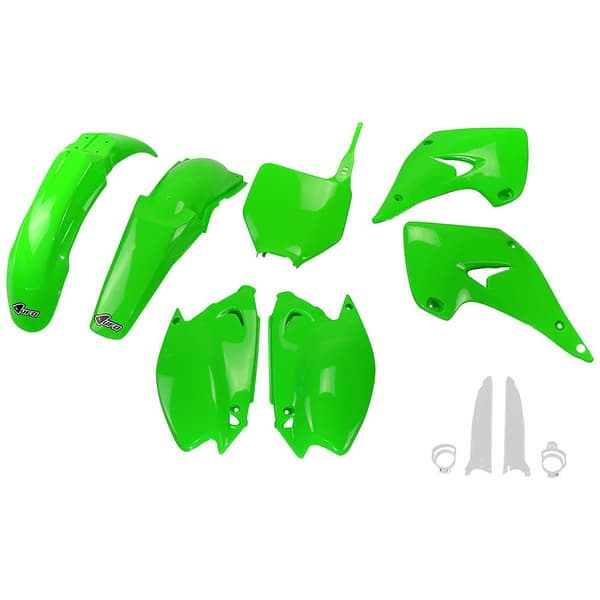 Ufo Plastkit Kawasaki Kx 125/250 2003-2003 Kakit230f-026 Fork Protectors &