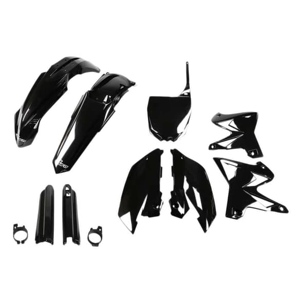 Ufo Muovisarja Yamaha Yz 125/250 2002-2004 Restyling Yakit328f-001 Fork Protectors &