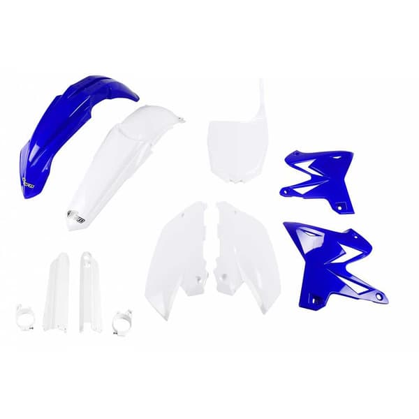 Ufo Plastkit Yamaha Yz 125/250 2002-2004 Restyling Yakit328f-999w Fork Protectors &