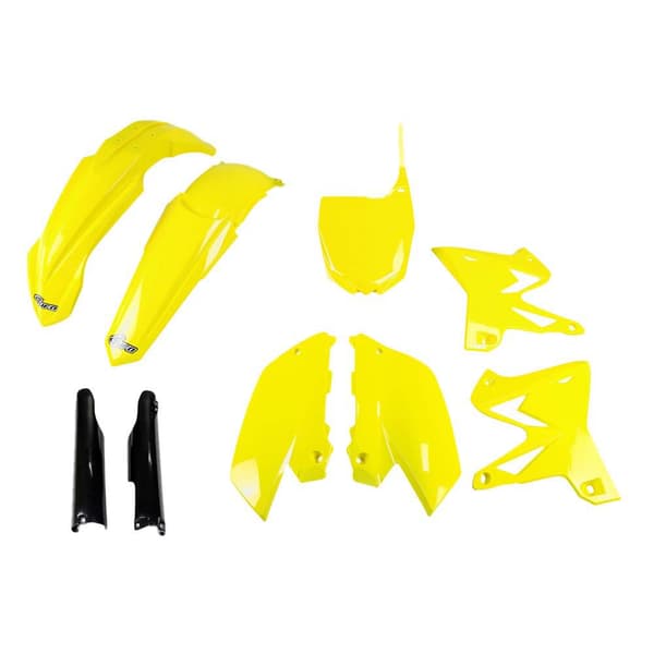 Ufo Plastsæt Yamaha Yz 125/250 2005-2007 Restyling Yakit327f-101 Fork Protectors &