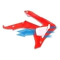 Miniatyrbillede 2 af 2: Cycra Radiatorskjolde Powerflow Honda 2016 1cyc-1887-33 Rød