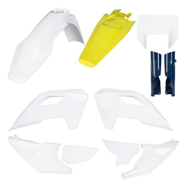 Ufo Plastkit Husqvarna Te/fe 2024-2024 With Headlight Hukit627f-999 Fork Protectors &