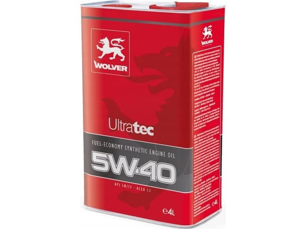 Auton moottorirasva Wolver 5W - 40, synteettinen, 4 l