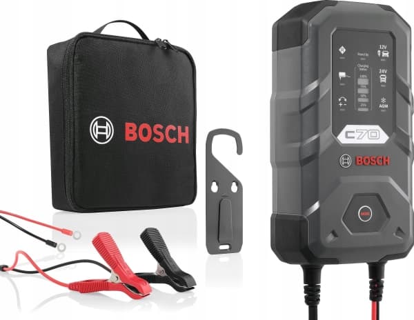 Batteriladdare BOSCH C70, 12-24 V, 10 A