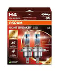 Miniatyrbilde 1 av 5: Osram Night Breaker 220 - H4 Bilpærer