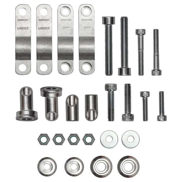 Circuit Equipment Käsisuojan Kiinnityssarja Fenix Aluminium 22mm Hopeinen