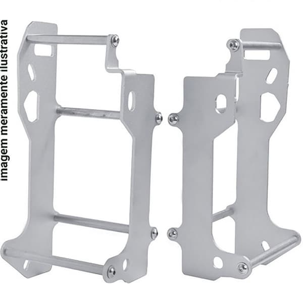 Crosspro Yamaha Yzf450 10-13 Radiatorskydd Silver