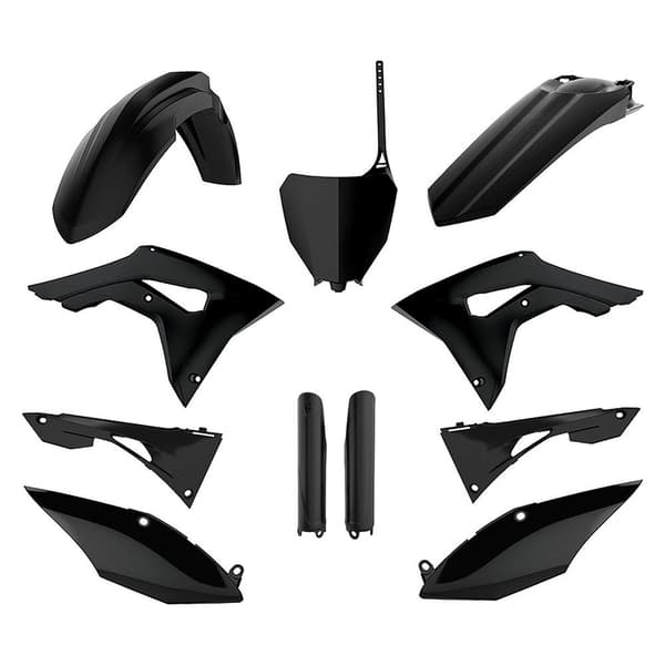 Polisport Off Road Mx Full Honda Crf250r 18-21 / Crf450r 17-20 91536 Plastkit Svart