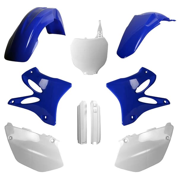 Polisport Off Road Mx Full Yamaha Yz125/250 (02-04) Oem 91384 Plastikkit Blå
