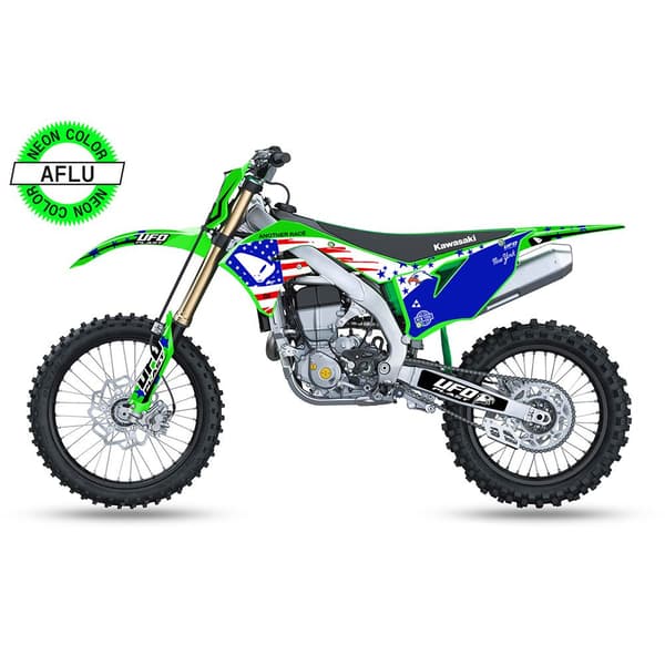Ufo Patriot Kawasaki Kxf 250 21-22 Plastkit