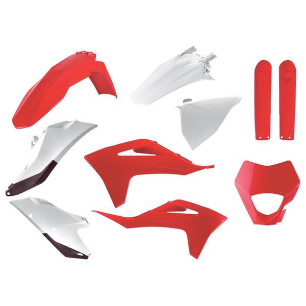 Polisport Enduro Gas Gas Ec/ec-f 2021 91026 Plastkit Röd,Vit