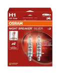 Miniatyrbilde 1 av 5: Osram Night Breaker Silver - H1 Bilpærer