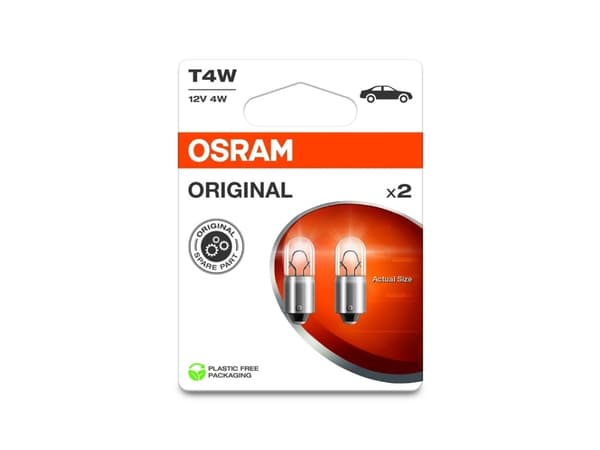 OSRAM 4062172395984 Merkkivalonlähde Original Line T4W 4 W 12 V