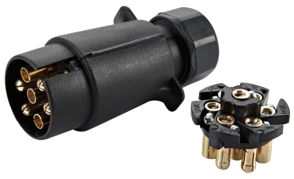 Home it Work ® nylon stikprop 7-polet sort