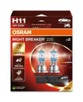 Miniatyrbilde 1 av 5: Osram Night Breaker 220 - H11 Bilpærer