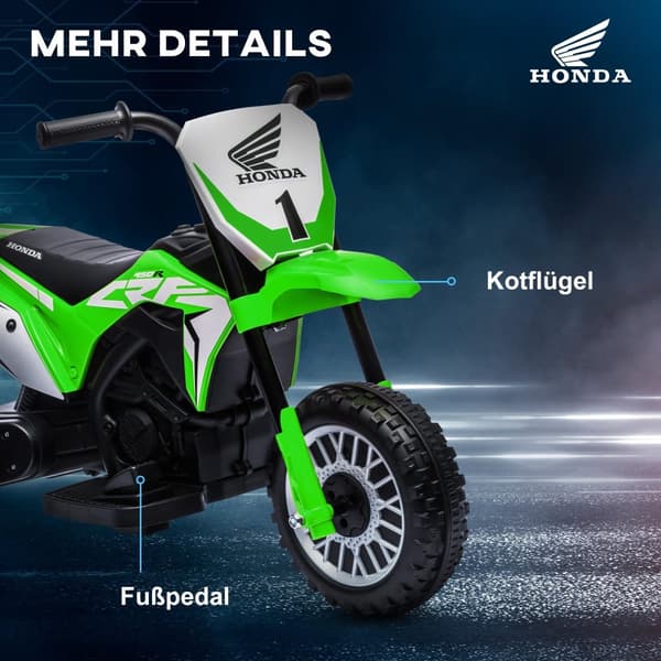 Sähkömopo HONDA 6V 3km/h Green