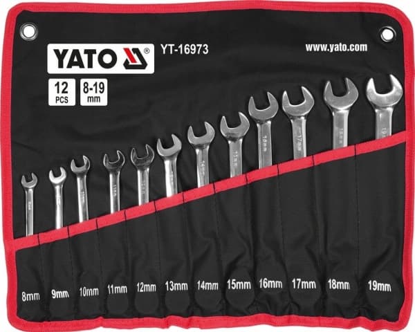 YATO YATO Lukkoavaimet räikkä ja nivel kpl.12kpl.