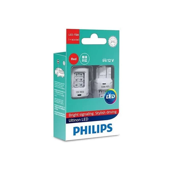 Philips Ultinon LED W21/5W Canbus 2 st. Röd