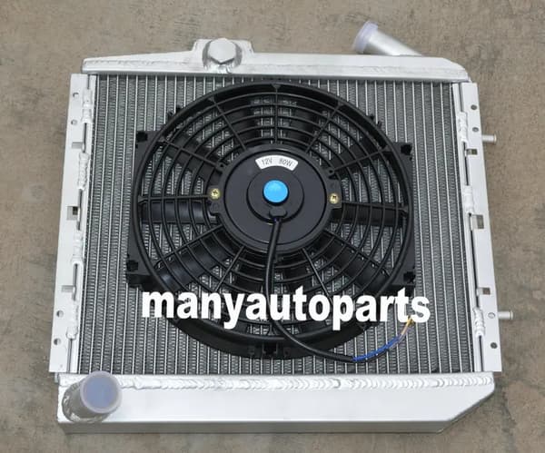 Alumiinijäähdytin Renault 5 Super 5/R5 9/11 GT Turbo -mallille, kevyt 4,5 kg, optimoitu jäähdytysuudistus,Vain lämpöpatteri
