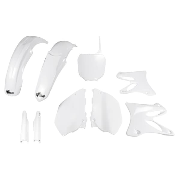 Ufo Yamaha Yz 125/250 2005-2005 Yakit330f-046 Fork Protectors & Plastkit Durchsichtig