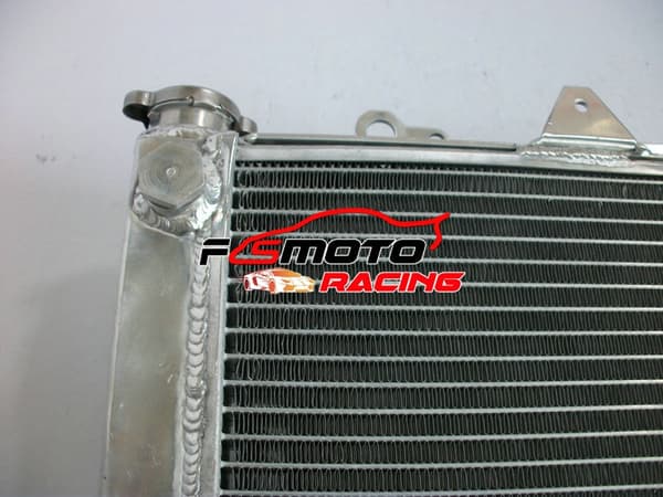 Aluminiumkylare för Yamaha YFZ450, skräddarsydd för 2004-2009 och 2012-2013, hållbar legeringskonstruktion