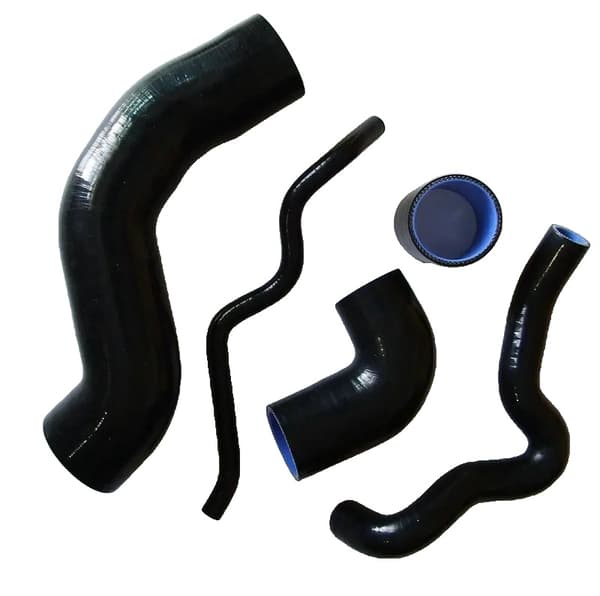 Silicone Radiator Slange, Højtemperaturmodstand, Robust Arbejdstryk,Rød Sort