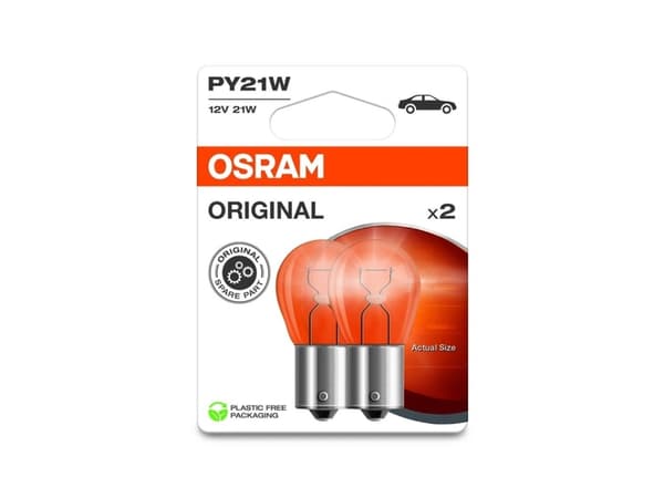 Osram Original Signallampa Orange - PY21W Billampor