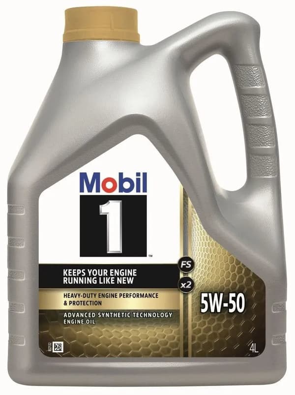 Mobil 1 FS X2 5W50 fuld syntetisk olie, 4 L
