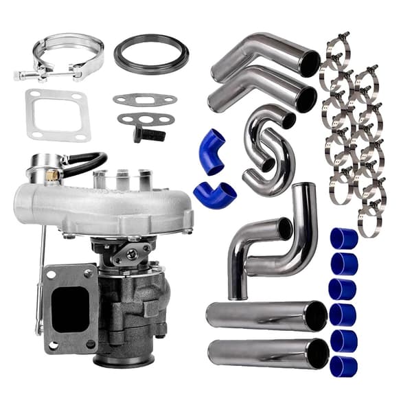 Turbo Intercooler Rørkit, Universel Pasform til 4-6 Cylindermotorer, Op til 420HK Boost, Holdbar Aluminiumskonstruktion