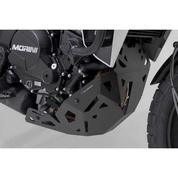 Sw-motech Moto Morini X-cape 650 21 Motorcykel Glidplatta Svart
