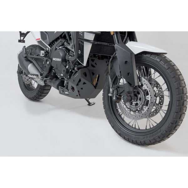 Sw-motech Moto Morini X-cape 650 21 Motorcykel Glidplatta Svart