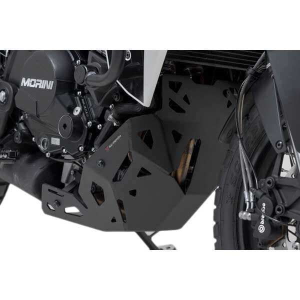Sw-motech Moto Morini X-cape 650 21 Motorcykel Glidplatta Svart
