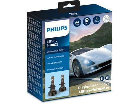 Philips Ultinon Pro9100 LED HIR2 12/24V - Uppsättning