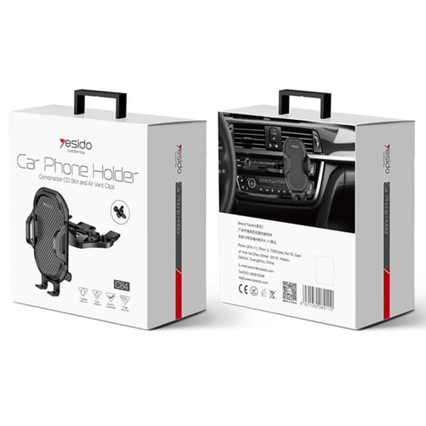 Puhelinteline CD Porttiin (Black)