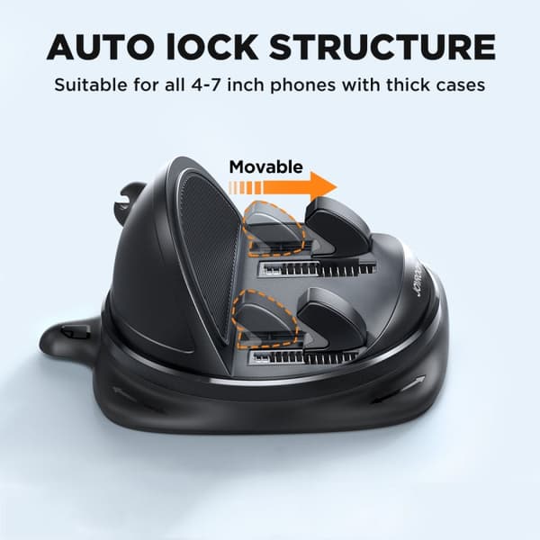 Puhelinteline Silicon 360 (Black)