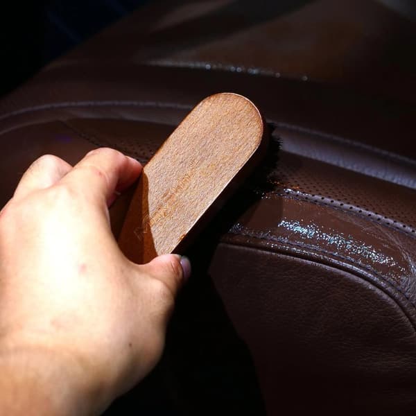 Maxshine borste för läder och Alcantara