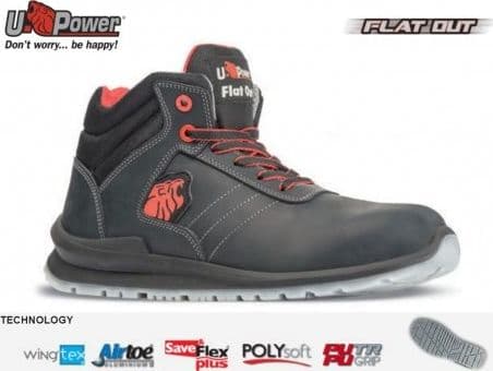 U-power Sports arbetsstövlar Walter S3 SRC r. 46