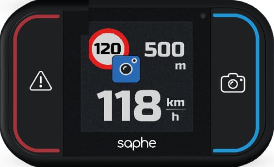 Saphe Drive Pro - Trafikkvarsel (Inkluderer 12 måneders abonnement)
