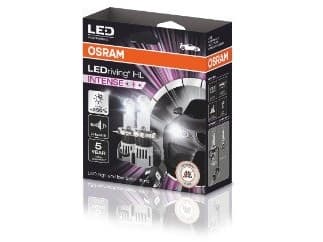 LED-pære (2 stk.) H19/H4 12V 27/23W P43T uten veihomologering LEDriving HL INTENSE