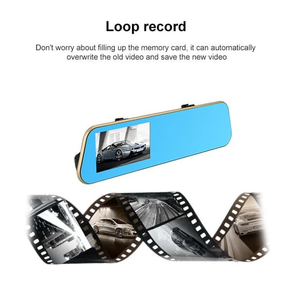 Dashcam 1080P 4.5" IPS  Car DVR