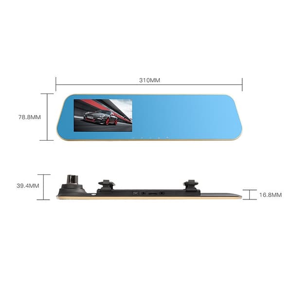Dashcam 1080P 4.5" IPS  Car DVR