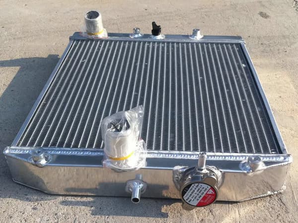 Aluminium Radiator Kit, Høj Effektivitet Koldning, Hele Aluminium Konstruktion, Manuel Transmission Kompatibel