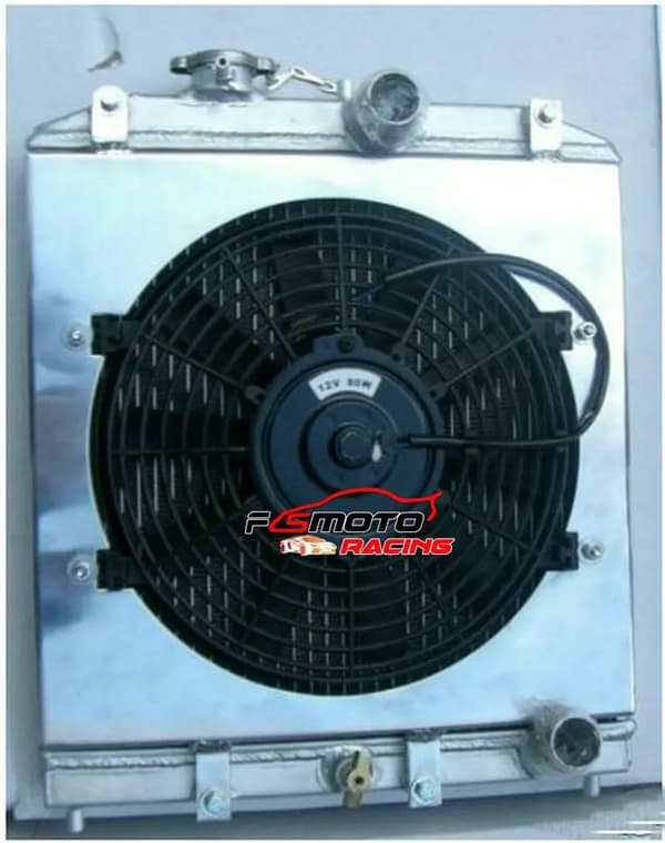 Aluminium Radiator Kit, Høj Effektivitet Koldning, Hele Aluminium Konstruktion, Manuel Transmission Kompatibel