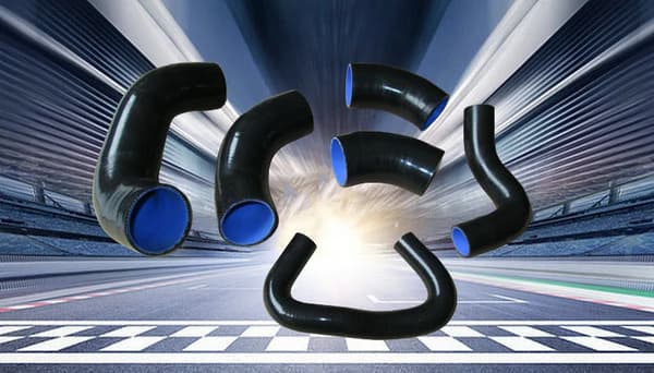 Silicone Intercooler Turbo Slang, Hög Temperaturbeständighet, Hållbar Konstruktion,svart