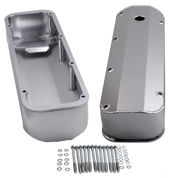 Aluminium Högt Ventilock, Perfekt för 1968 och framåt Ford V8, Hållbar Konstruktion, Enkel Installation