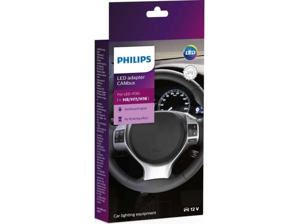 Philips CANbus adaptor LED 18954C2 CANbus LED-adapter, CANbus-adapter, Philips, LED, 2 stykker, C2, 4 stykker