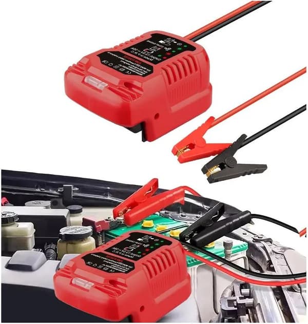 Nödladdare för 12V startbatteri Worx-batteri