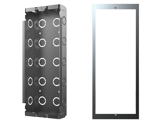 Fanvil EX103, ramme, svart, fanvil, aluminium, vegg, i66 i67